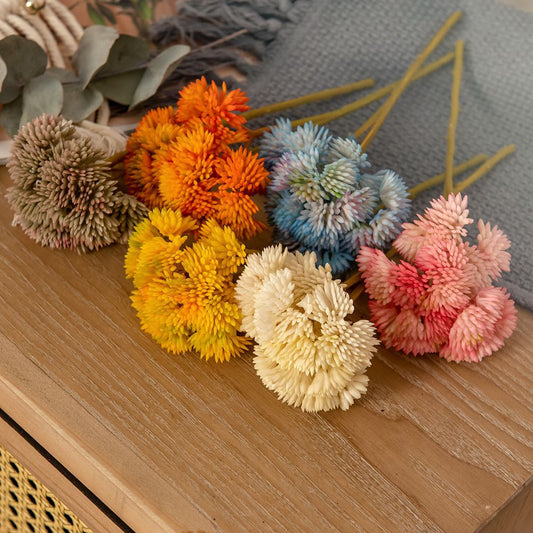 Realistic Soft Silicone Budding Fruit Hydrangea Fake Flowers - Lifelike Touch and Succulent Aesthetic for Boho Home Decor - Model MW17661