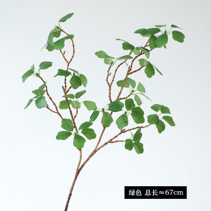 Lifelike Artificial Plant Ivy Lotus Leaves - Zen-Inspired Floral Arrangement with Realistic Long Branches for Home Living Room Decor