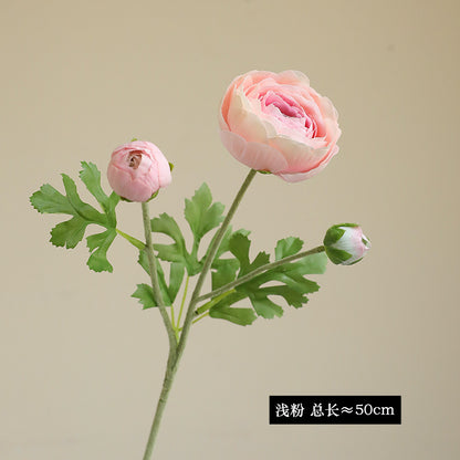 Realistic Velvet-Like Faux Peony and Lotus Flower Home Decor - Perfect for Photography Props and Elegant Interior Accents