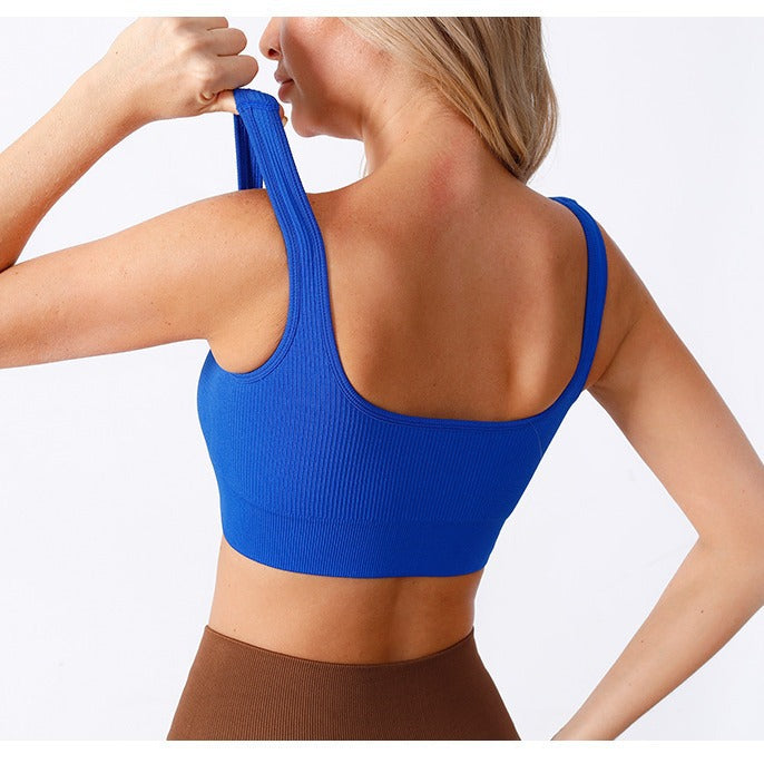 Women's Yoga Sports Bra with Stunning Back Design for Outdoor Workouts Adjustable and Supportive Removable Pads for Comfort