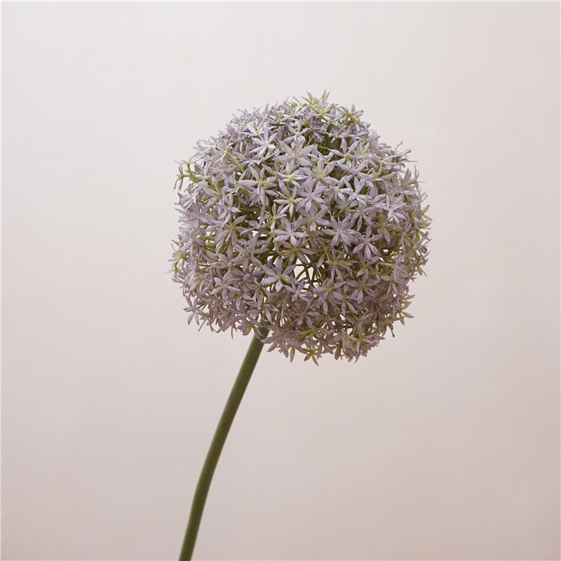 Realistic Single Stem Green Onion Flower - Perfect for Window Displays, Wedding Decor, Photo Props & Floral Arrangements