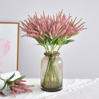 Elegant Sage Green Faux Floral Arrangement - European Rustic Wedding Table Decor, Perfect for Photography Props and Bridal Showers