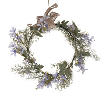 Cynthia Fragrance Sweet Violet Wall-Hanging Decor & Bridal Bouquet - Lifelike Fake Floral Arrangements for Home Interiors, Weddings, & Special Occasions (CF01028)