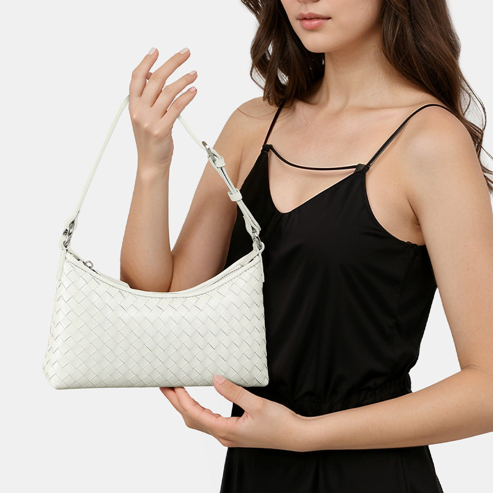 Handcrafted Leather Padded Women's Handbag Luxurious Winter Style Genuine Sheep Leather Tote for Fashion Forward Women