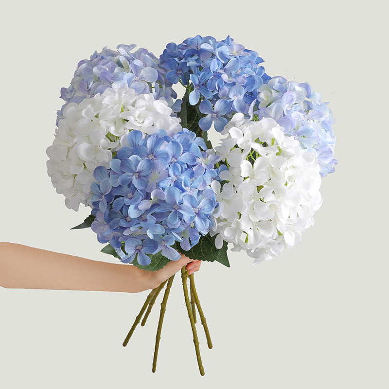 Lifelike Wedding Venue Decoration: Stunning Faux Hydrangea Bouquet – Perfect for Home Décor and 3D Printed Elsa-Inspired Floral Arrangements