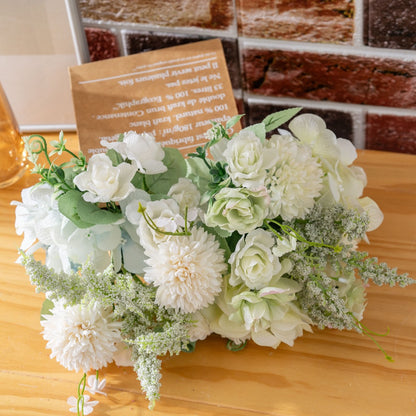 Trendy Hydrangea-Inspired Faux Flower Bouquet for Home Decor - Perfect for Weddings and Floral Walls - DY1-3120