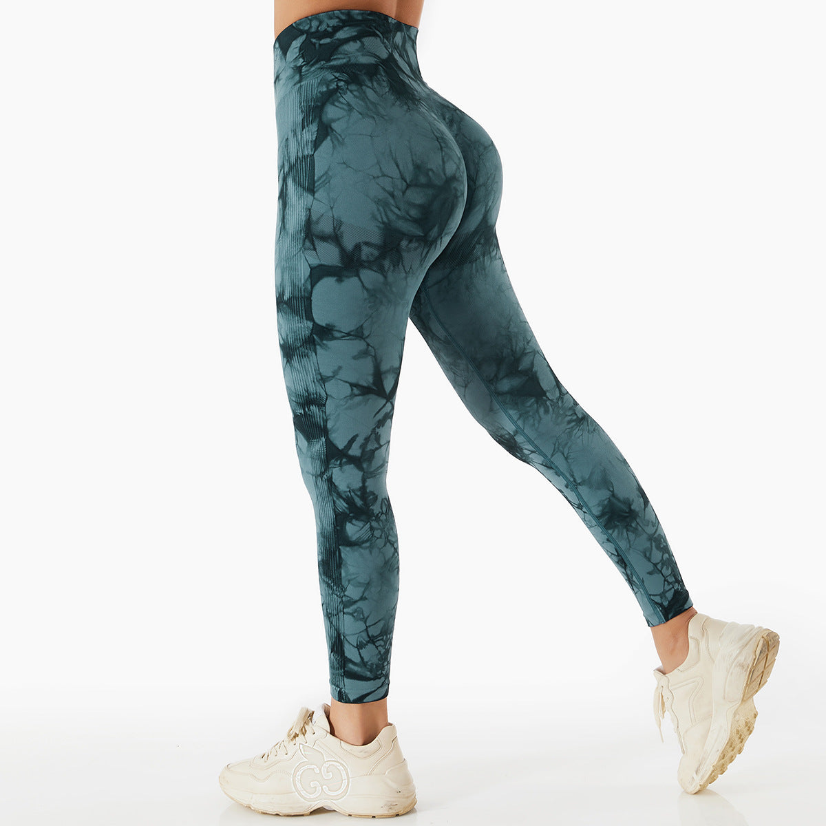 High Waisted Seamless Tie Dye Yoga Leggings for Women Sculpting Tummy Control and for Fitness and Fashion