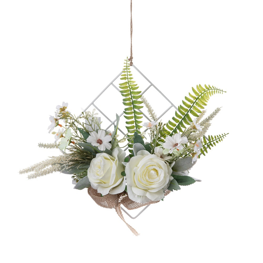 Stunning Artificial Flower Wall Decoration – Elegant Design for Weddings, Floral Bouquets, and Home Decor (CF01203)