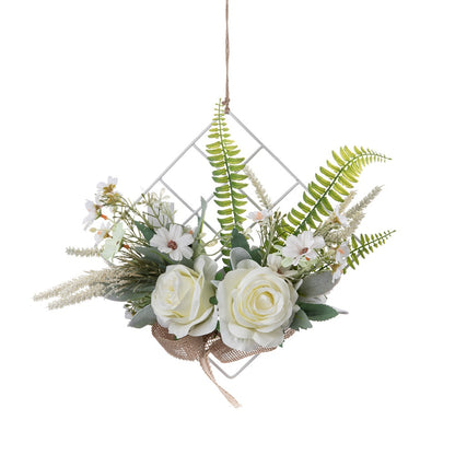 Stunning Artificial Flower Wall Decoration – Elegant Design for Weddings, Floral Bouquets, and Home Decor (CF01203)