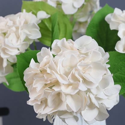 Single-Stem Hydrating Faux Hydrangea - Luxurious Home and Wedding Decorative Floral Arrangement, Perfect for Lasting Elegance and Vibrant Decor