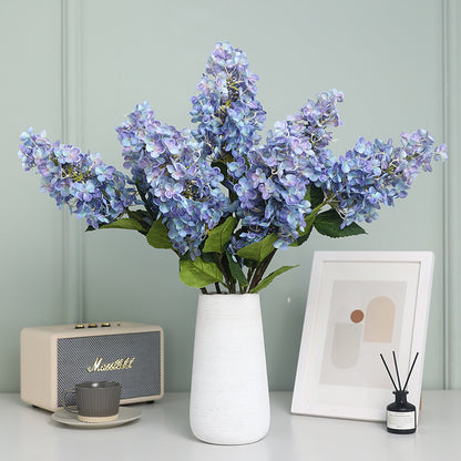 Single Stem Buddha Tower Hydrangea Artificial Flower - Perfect for Hotel and Restaurant Decor, Wedding Venue Styling, Photographic Props, and Elegant Faux Floral Arrangements