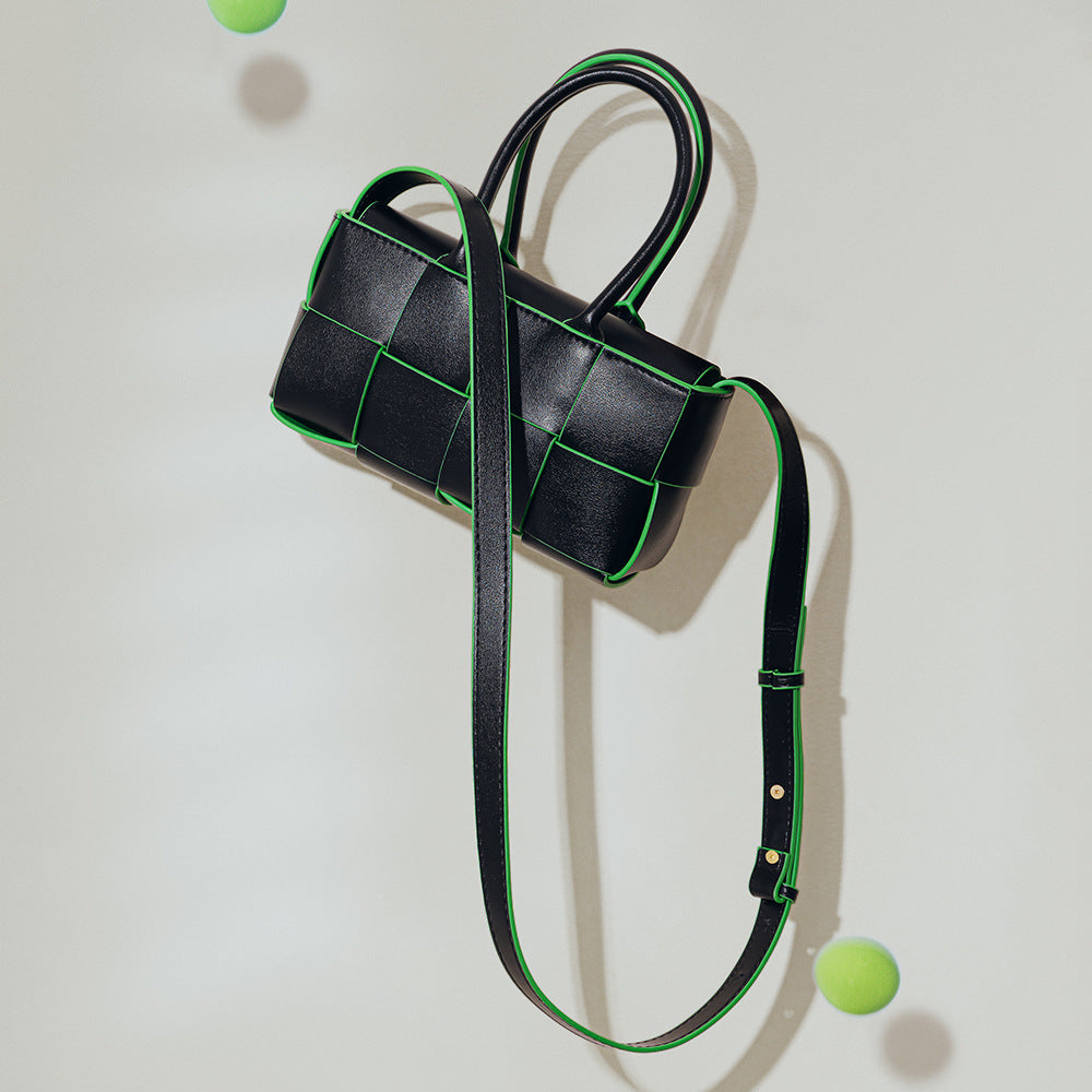 Chic Korean Genuine Leather Woven Handbag and Versatile Designer Tote with Feel for Every Occasion