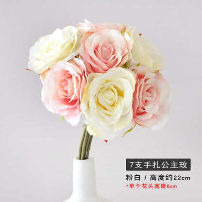 Stunning Artificial Rose Bouquet for Weddings and Home Decor – Soft and Realistic Design Perfect for Brides, Celebrations, and Events