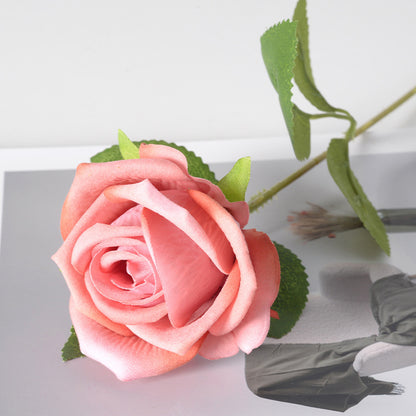 Lifelike Artificial Rose Flowers for Home Decor and Weddings - Perfect Faux Roses for Valentine’s Day and Special Occasions