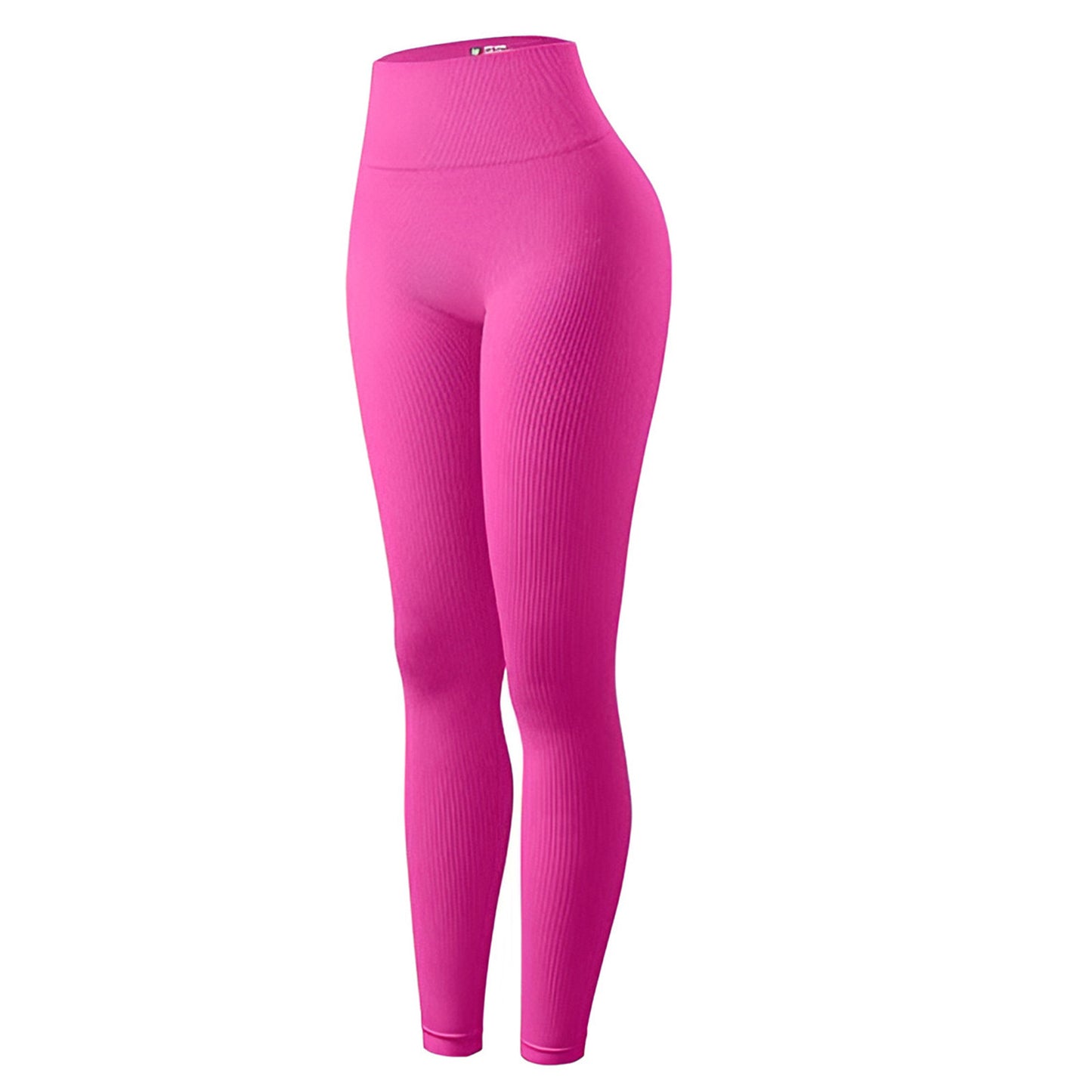 Seamless High Waisted Yoga Leggings Ribbed Fitness Pants for Comfort and Style in Your Workout