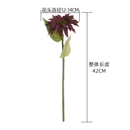 Realistic Sunflower Decorative Artificial Flower – Perfect for Weddings, Home Decor, and Year-Round Floral Arrangements | Beautiful Faux Green Plant - Model MW33712