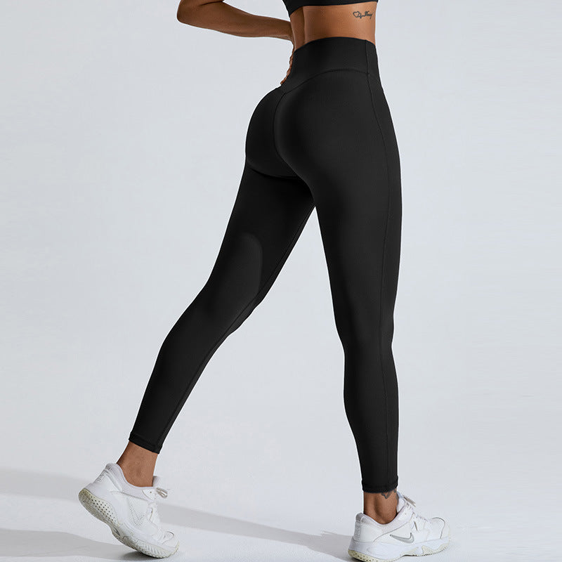 High Waisted V Waist Peach Butt Yoga Pants for Women Tight Fitting Outdoor Fitness Leggings for Comfort and Style