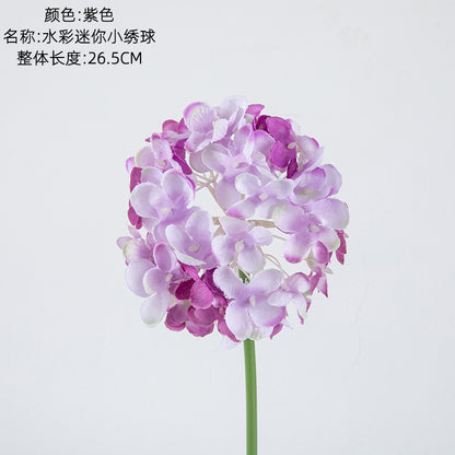 Lifelike Hydrangea Artificial Flower Plant for Stunning Wedding Bouquets - Perfect for Home Decoration, Backdrop Flower Walls, and Photography Styling MW07354