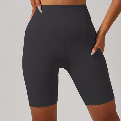 High Waisted Pocket Yoga Shorts for Women and Comfortable 5 Inch Sport Shorts for Workouts and Casual Wear