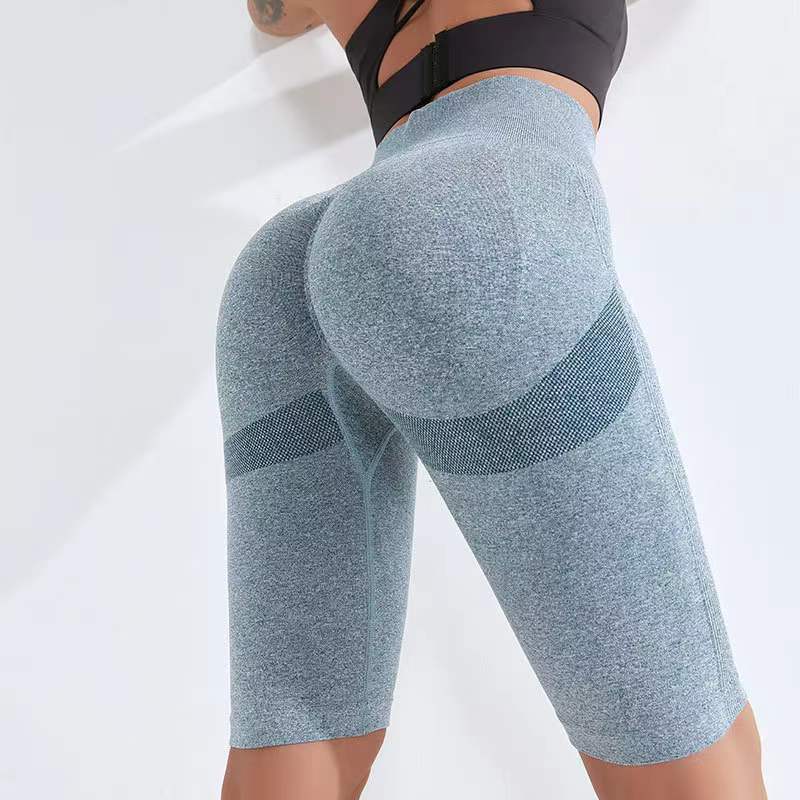 High Waisted Women's Gym Shorts Quick Drying Butt Lifting Form Fitting Activewear for Fitness and Outdoor Activities