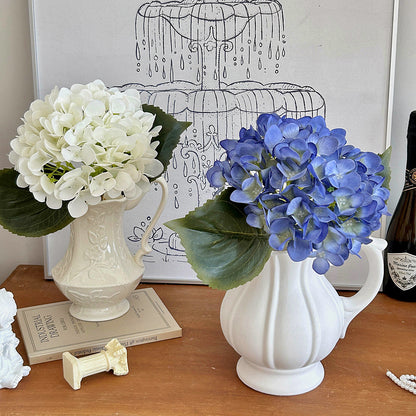 Hydrangea Faux Flower – Realistic Touch, Perfect for Living Room & Dining Table Decor, Elegant Centerpiece for Home & Office