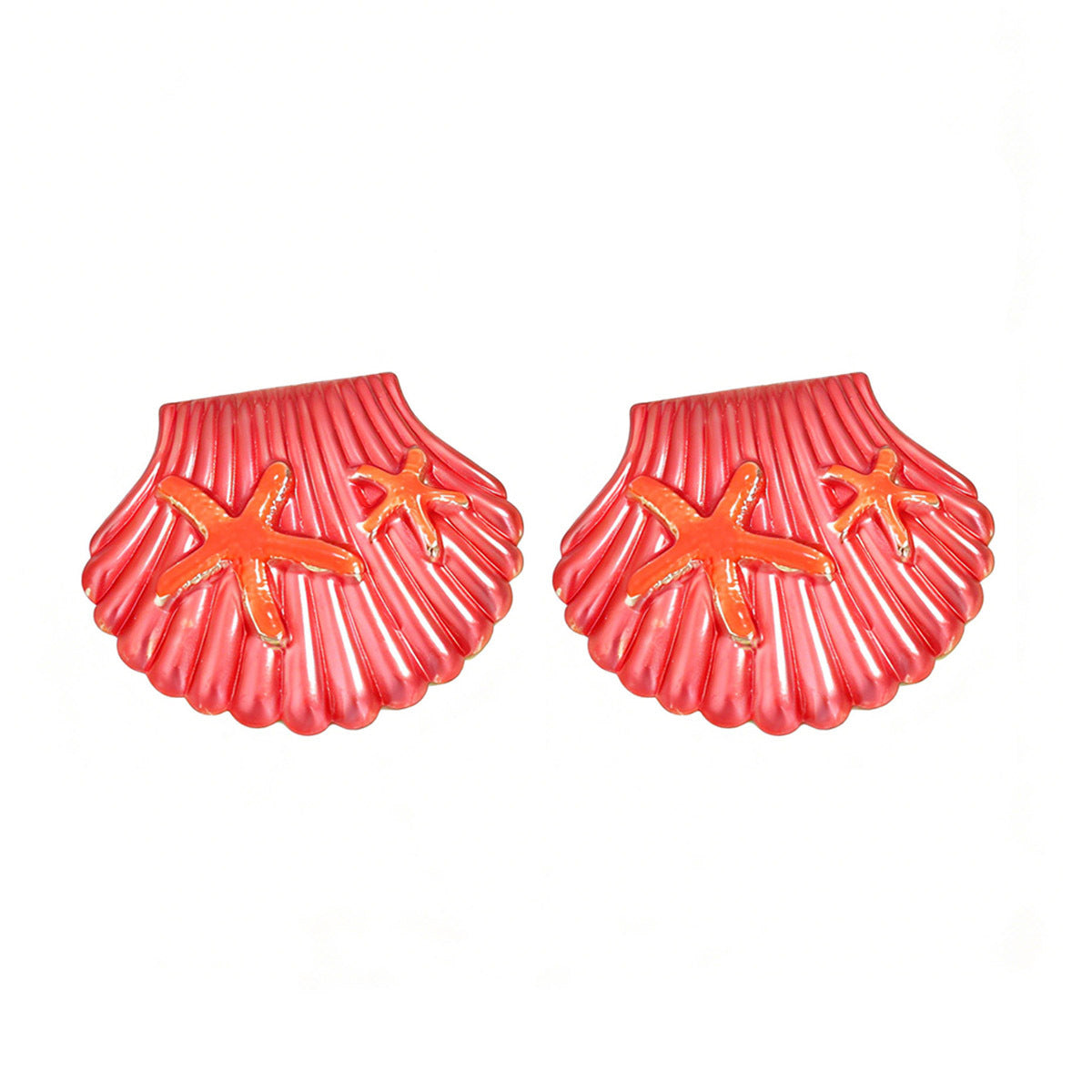 Fresh and Sweet Ocean-Inspired Shell Stud Earrings – Unique, Versatile, and Minimalist Jewelry for Women