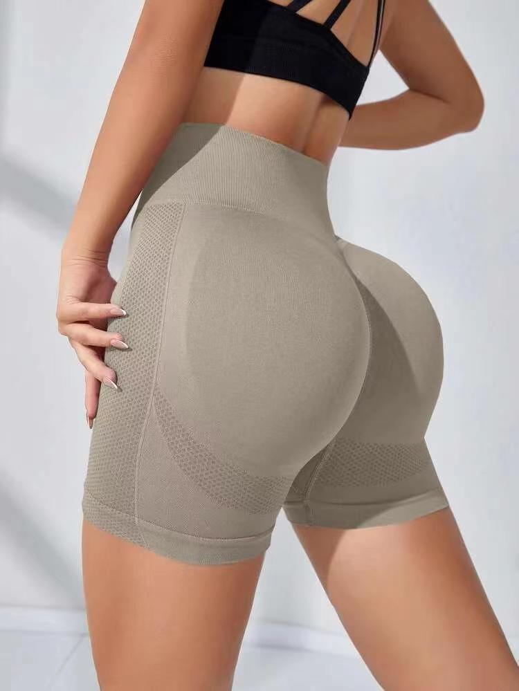 Seamless High Waisted Peach Butt Yoga Shorts for Women Quick Dry Fitness Pants for Outdoor Sports and Workouts