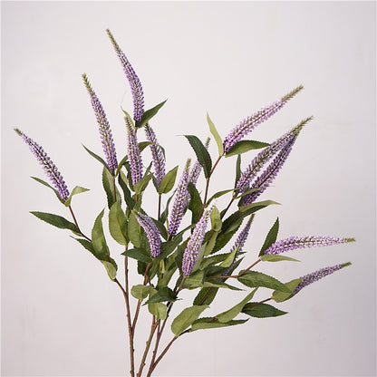 High-Quality Realistic Single Stem Faux Floral Arrangement with Sage, Lavender, and Statice - Perfect for Home Decor, Photography Props, and Creative Craft Projects