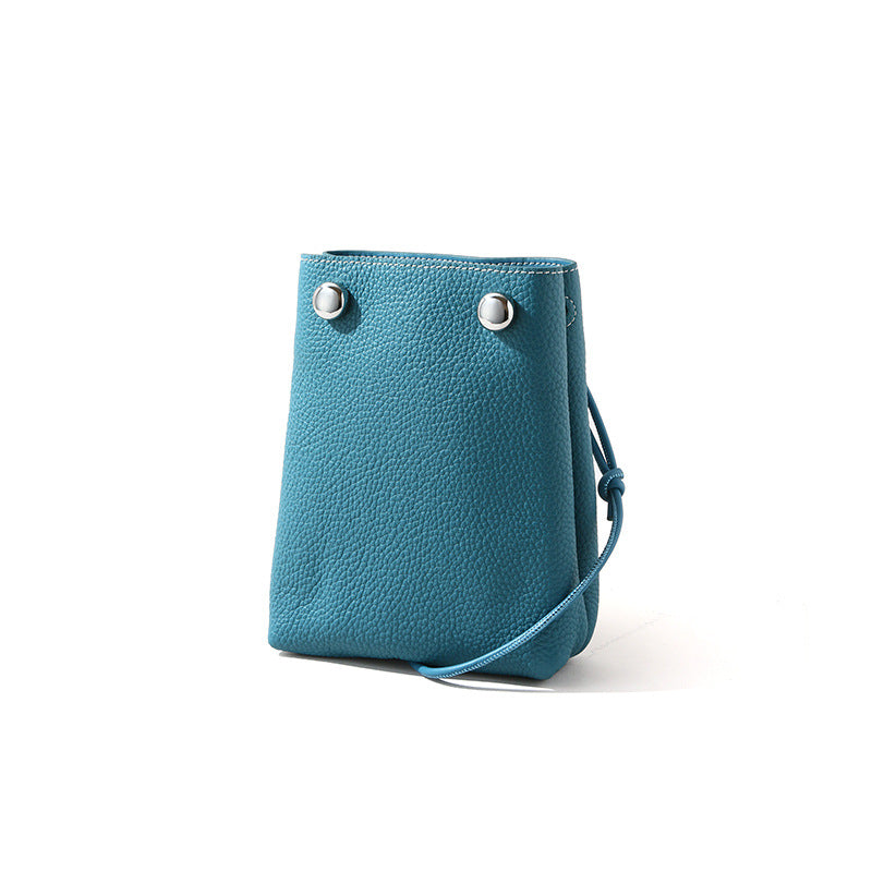 and Minimalist Genuine Leather Women's Crossbody Bag for Travel Quick Outings and Everyday Use