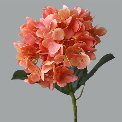 Lifelike Snowflake Hydrangea Floral Arrangement - Charming Spring-Inspired Decor for Home, Weddings, and Special Events - Elegant Single Stem Decorative Blooms