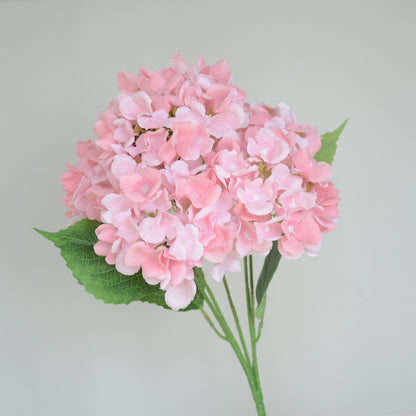 Stunning 5-Head Hydrangea Artificial Silk Flowers - Perfect for Wedding Decorations, Home Decor, and Event Centerpieces