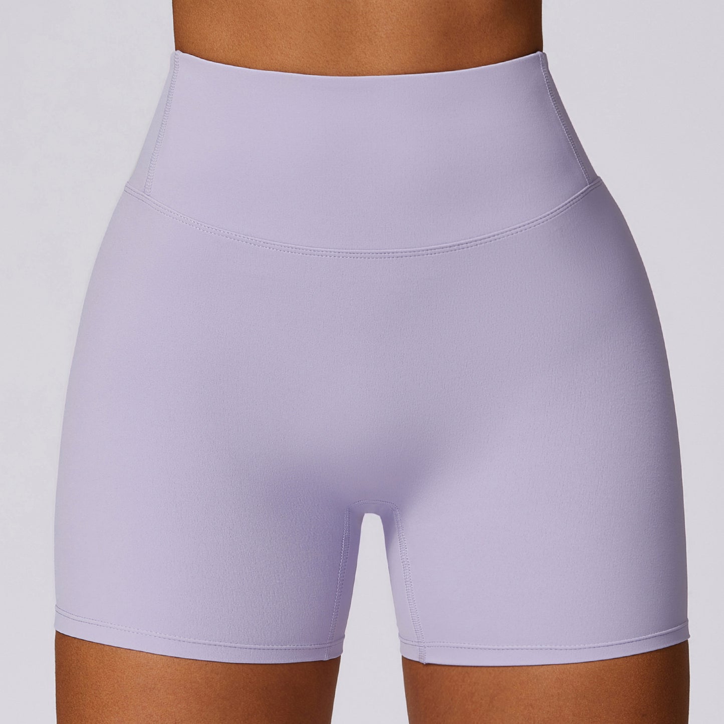 High Waisted Cloud Feel Yoga Shorts for Women Tummy Control Butt Lifting and for Running and Fitness Activities Style 8047