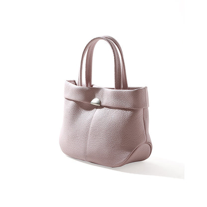 Genuine Leather Women's Tote Bag Spacious and Chic Dumpling Design for Everyday Elegance