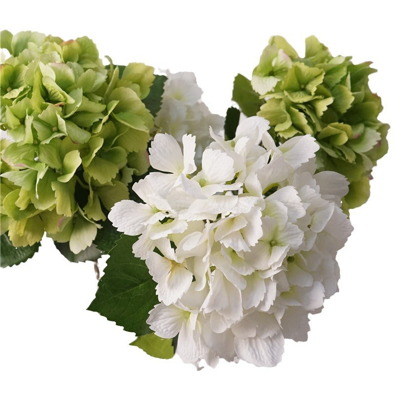 Lifelike Hydrangea Faux Floral Arrangement - Luxurious Touch for Home and Hotel Décor, Perfect for Living Room, Dining Table, and Wedding Celebrations