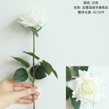 Silky Touch Hydrating Artificial Rose Bouquet for Home Décor and Weddings – Stunning Faux Floral Arrangement – Perfect for Bridal Bouquets and Wall Decorations - Model MW60000