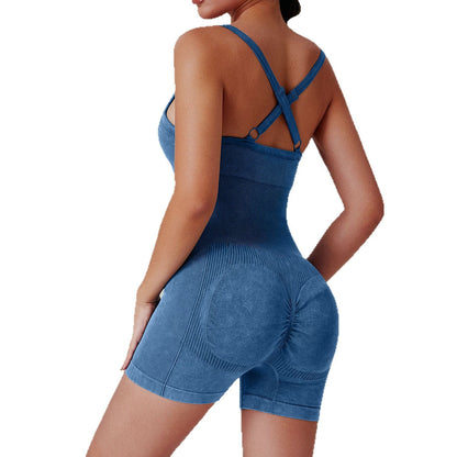 and Comfortable Women's Yoga Bodysuit High Back Design for Enhanced Support Moisture Wicking Material and Figure Flattering Fit for Peachy During Workouts