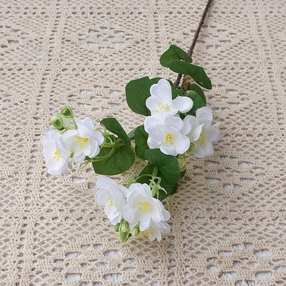 Beautiful Artificial Jasmine Flower Branch - Realistic Faux Floral Decor for Home, Hotels, and Events | Perfect for Weddings, Photography, and Display