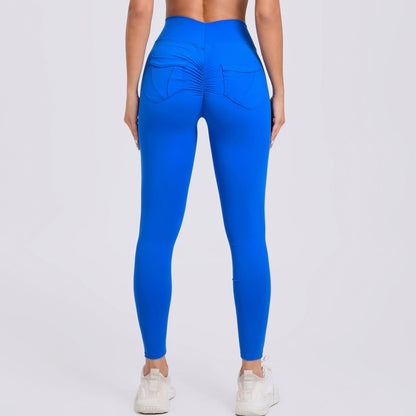 High Waisted Quick Dry Running Leggings with Breathable Pockets for Yoga Gym Workouts and Everyday Comfort