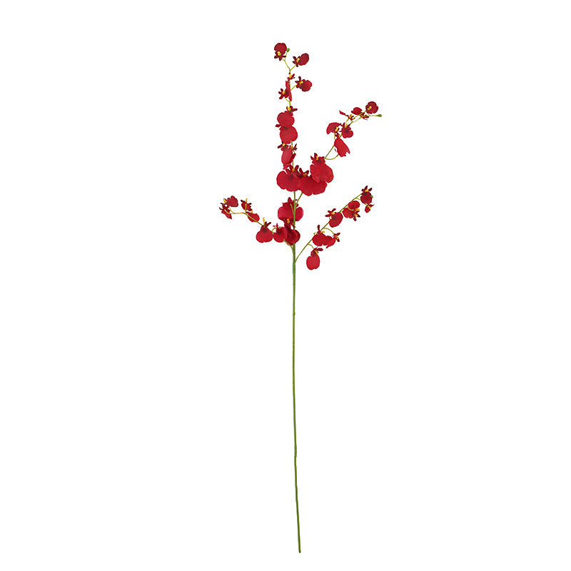 Realistic 4-Stem Dancing Orchid - Perfect Faux Flower Décor for Home, Hotels, and Weddings - Vibrant, Long-Lasting, and Maintenance-Free