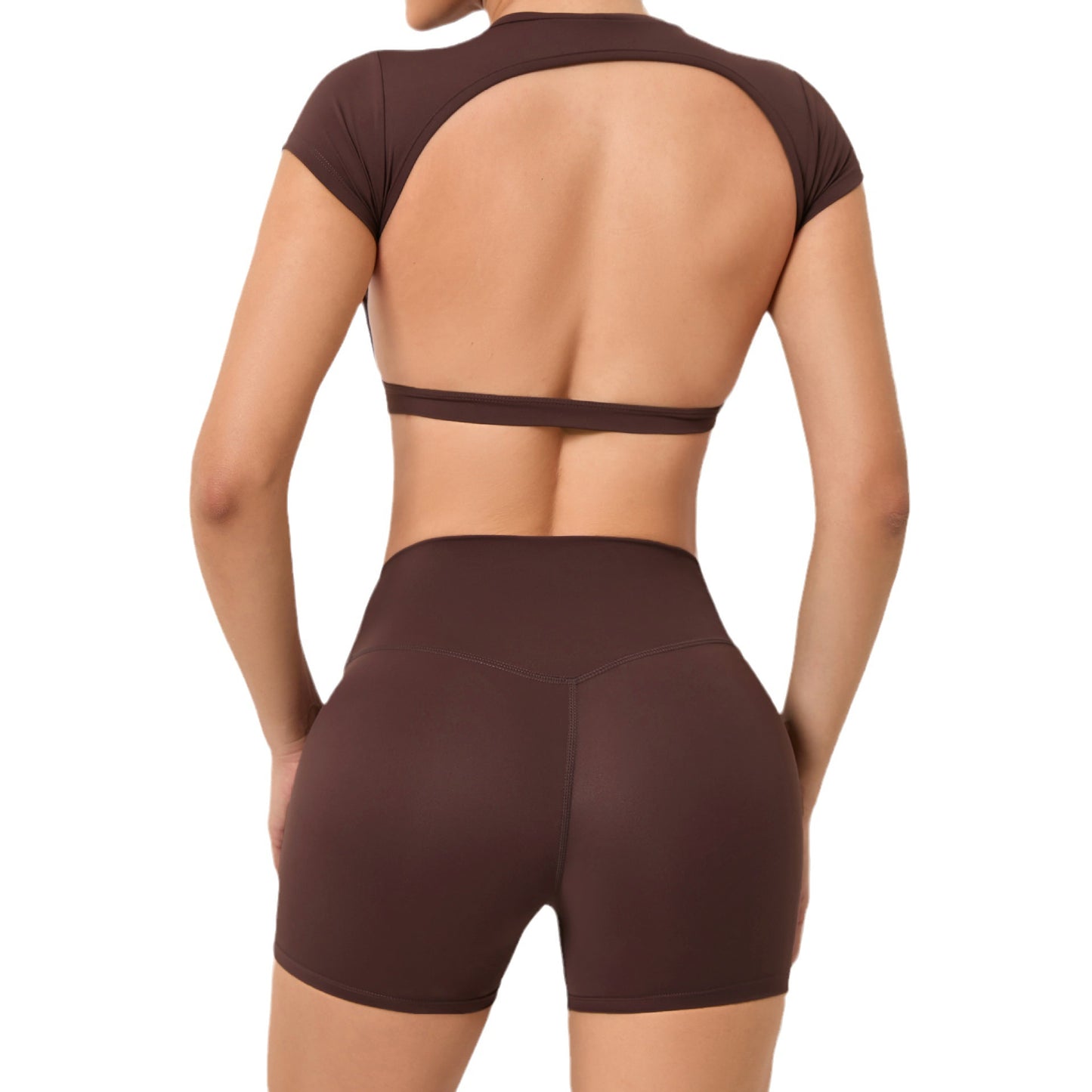 Elevate Your Workout with Our Beautifully Tailored Yoga Set Flattering High Waisted Leggings and Soft Comfortable Sports Bra for Enhanced Shape and Performance