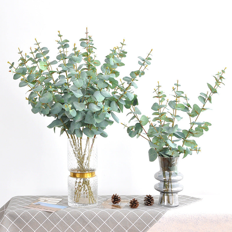 Lifelike Nordic Style Eucalyptus Leaves Decorative Green Plants - Perfect for Home Decor, Weddings, and Special Occasions