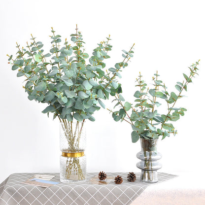 Lifelike Nordic Style Eucalyptus Leaves Decorative Green Plants - Perfect for Home Decor, Weddings, and Special Occasions