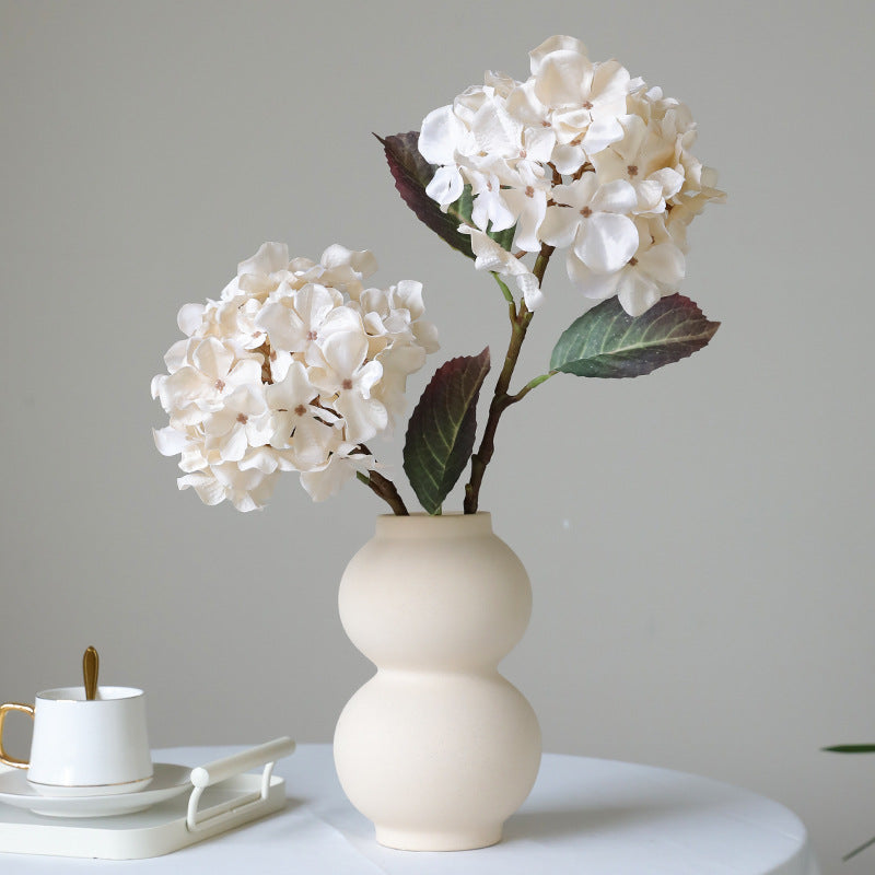 Stunning Artificial Hydrangea Single Stem for Elegant Home Decor – Perfect for Living Rooms, Event Arches, and Wedding Decorations – Lifelike Faux Floral Arrangement