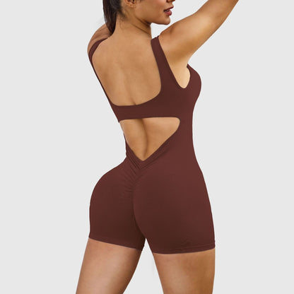 Seamless Knit Yoga Shorts with High Waist Design Glute Boosting Scrunch Butt Lift for Comfort and Style