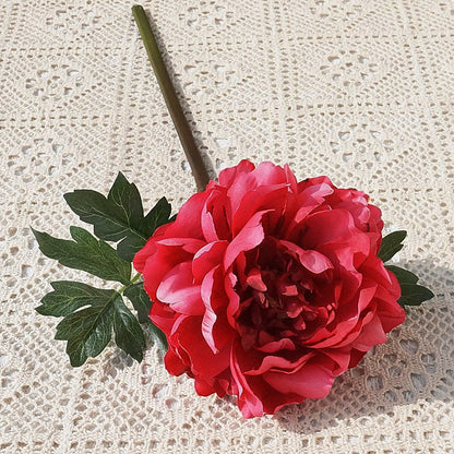 Realistic Peony Flower Single-Stem Fairy Peony - Perfect for Home Decor, Photography Props, and Wedding Decorations