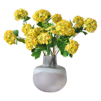 Stunning Artificial Hydrangea Floral Arrangement for Home Decor - Perfect for Photography, Weddings, and Wall Decorations - Add a Touch of Elegance with Our Lucky Sphere Faux Flowers