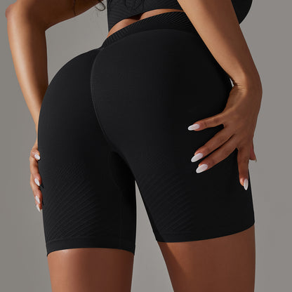 High Waisted Seamless Butt Lifting Workout Shorts Quick Dry Yoga Pants for Enhanced Comfort Performance in Running and Training