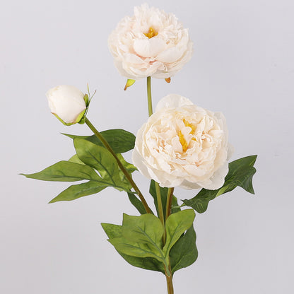 Elegant Faux Peony and Lotus Decorative Flowers for Living Room - Stylish Home Décor with Silk Peony Arrangements