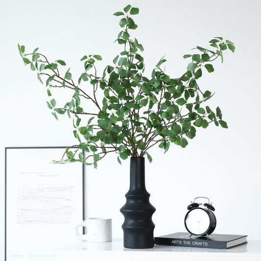 Lifelike Artificial Plant Ivy Lotus Leaves - Zen-Inspired Floral Arrangement with Realistic Long Branches for Home Living Room Decor