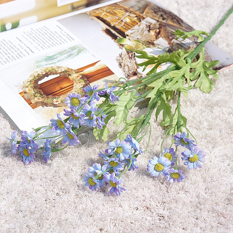 Charming Daisy Faux Flowers - Elegant Chamomile-Inspired Table Decor, Fresh and Vibrant African Daisy Artificial Blooms for Stylish Home Soft Furnishings